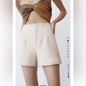 Pleated Trouser Shorts